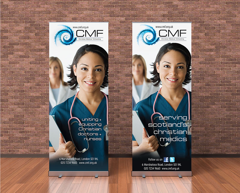 CMF banner stands