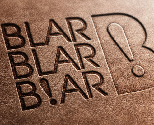 BlarBlarBlar-Leather Stamp