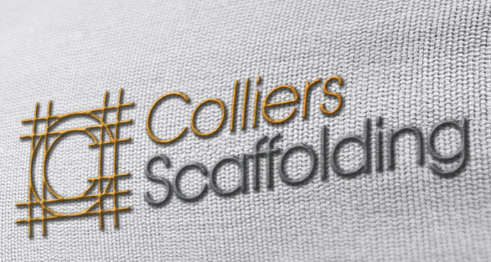 Colliers scaffolding logo embroidery
