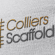 Colliers scaffolding logo embroidery