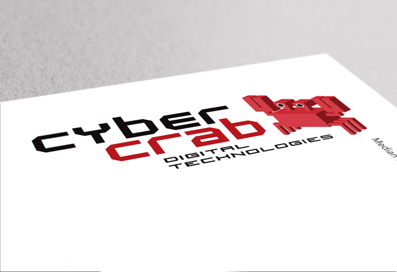 CyberCrab logo design close up