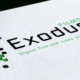 Exodus logo on letterhead close up