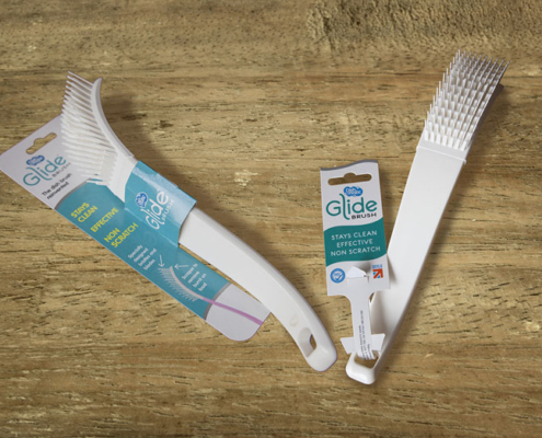 Glide Brush logo & packaging design