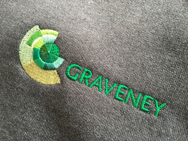 Graveney Embroidered Hoody 2