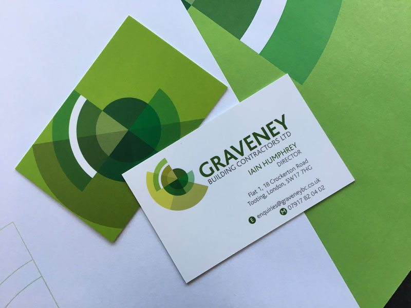 Graveney business cards design London 2