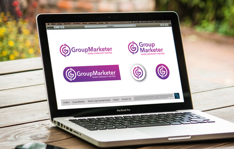 Group Marketer logo design