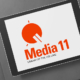 Media 11 logo design