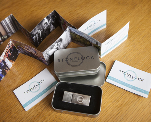 Stonelock expanding business cards & USB