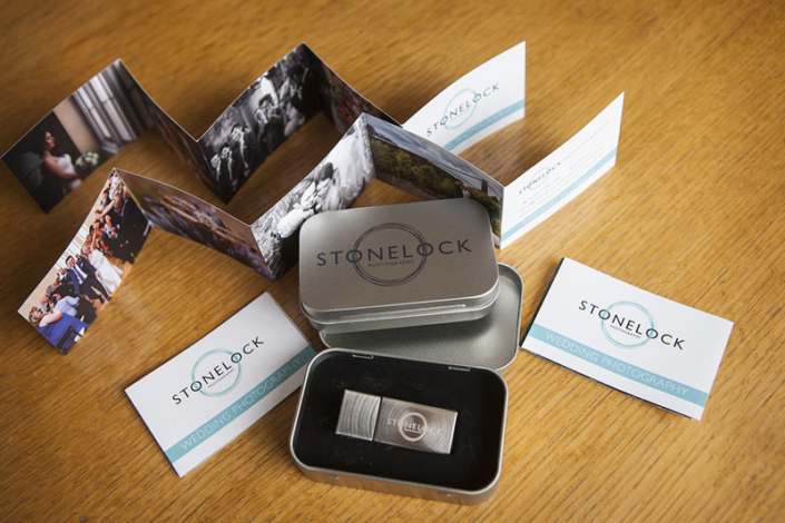 Stonelock expanding business cards & USB